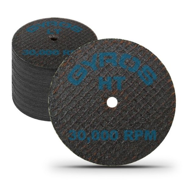 Gyros HT 2" Double Reinforced Resin Cut-Off Wheel, for High Tensile Materials, Dia. Size 2", 50PK 11-32208/50